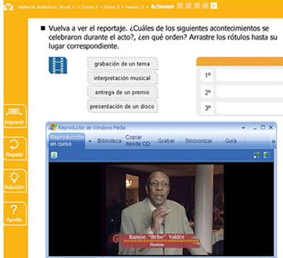 L'AVE a des activités qui renforceront l'espagnol que vous avez appris sur skype